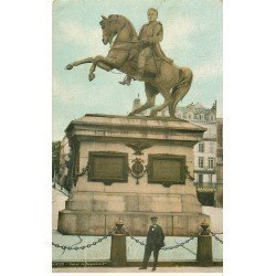 carte postale ancienne 76 ROUEN. Statue de Napoléon I°