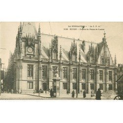 carte postale ancienne 76 ROUEN. Façade Palais de Justice 2128