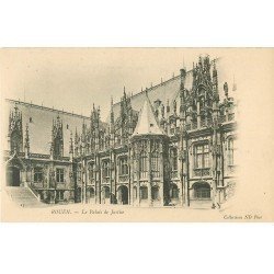 carte postale ancienne 76 ROUEN. Palais de Justice vers 1900