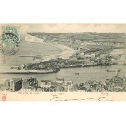 carte postale ancienne 76 MERS. Vue prise du Tréport 1904