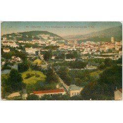 carte postale ancienne 06 GRASSE. Vue générale et Funiculaire