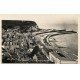 carte postale ancienne 76 SAINT-VALERY-EN-CAUX. Vue prise de Falaise d'Amont. Carte Photo