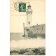 carte postale ancienne 76 SAINT-VALERY-EN-CAUX. Le Phare 1909