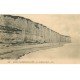 carte postale ancienne 76 SAINT-VALERY-EN-CAUX. La Falaise d'Aval 1922