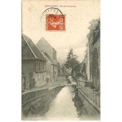 carte postale ancienne 76 SAINT-SAËNS. Rue des Tanneries