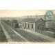 76 SOTTEVILLE. Train en Gare 1907