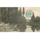 76 SAINT-AUBIN. Lavandières sur Petit bras de la Seine 1906