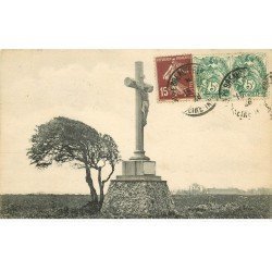carte postale ancienne 76 SAINT-JOUIN. Le Calvaire 1926