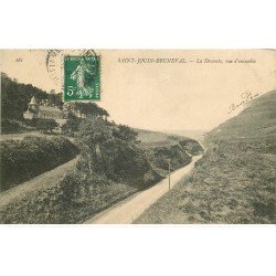 carte postale ancienne 76 SAINT-JOUIN-BRUNEVAL. La descente