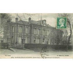 carte postale ancienne 76 SAINT-ROMAIN-DE-COLBOSC. Pensionnat des Garçons 1924