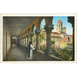 carte postale ancienne 06 ILE SAINT-HONORAT. Monastère Galerie du cloître