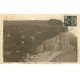 carte postale ancienne 76 SAINT-PIERRE-EN-PORT. Plage Falaises d'Aval 1931