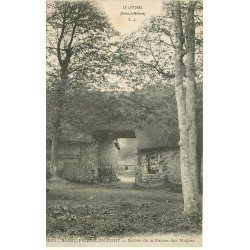 carte postale ancienne 76 SAINT-PIERRE-EN-PORT. Ferme des Moines 1912