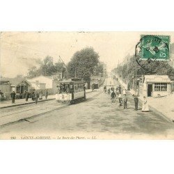 carte postale ancienne 76 SAINT-ADRESSE. La Route des Phares 1909