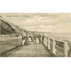 carte postale ancienne 76 SAINT-ADRESSE. Boulevard Félix Faure 1905