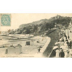 carte postale ancienne 76 SAINT-ADRESSE. Boulevard Maritime Cap Hève