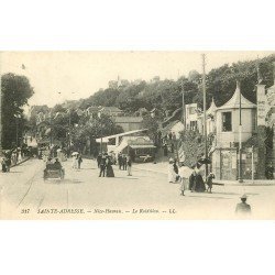 carte postale ancienne 76 SAINT-ADRESSE. Le Raidillon voiture ancienne
