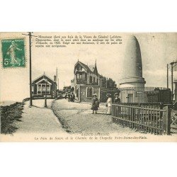 carte postale ancienne 76 SAINT-ADRESSE. Pain de Sucre Chemin de la Chapelle 1918