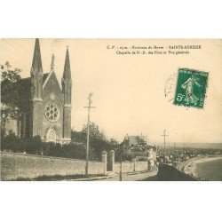 carte postale ancienne 76 SAINT-ADRESSE. Chapelle Notre-Dame des Flots 1912