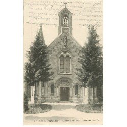 carte postale ancienne 76 SAINT-RIQUIER. Chapelle Petit Séminaire 1918