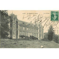 carte postale ancienne 76 SAINT-DENIS-SUR-SCIE. Le Château 1908