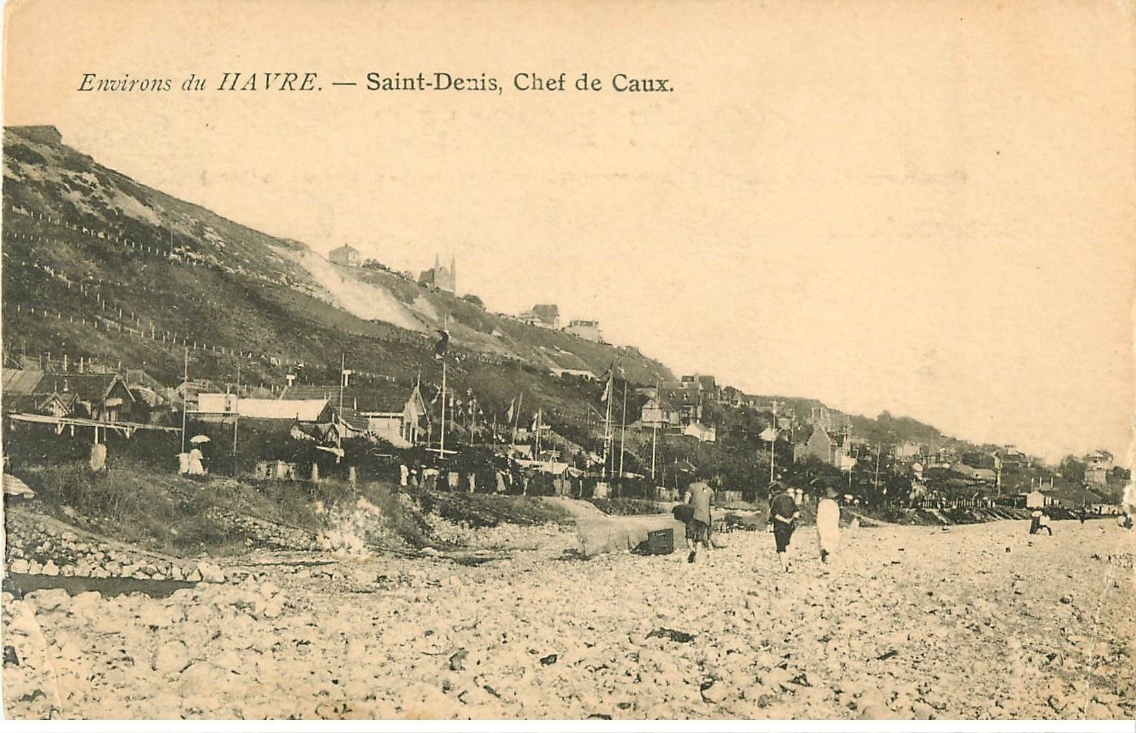 carte postale ancienne 76 SAINT-DENIS. Chef de Caux