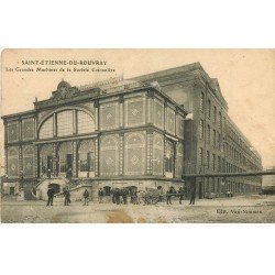 76 SAINT-ETIENNE-DU-ROUVRAY. Grandes Machines Société Cotonnière 1925 (en l'état)...