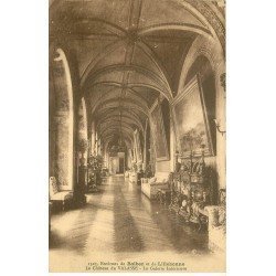 carte postale ancienne 76 CHATEAU DE VALASSE. Galerie intérieure
