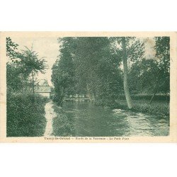 carte postale ancienne 76 TORCY-LE-GRAND. Petit Pont sur la Varenne