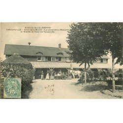 76 TANCARVILLE. Hôtel de la Marine 1906 belle animation