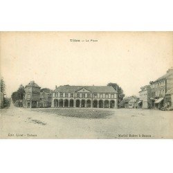 carte postale ancienne 76 TÔTES. La Place
