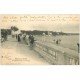 carte postale ancienne 06 JUAN-LES-PINS. Plage et Boulevard vers 1900...