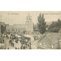 76 VITTEFLEUR. Pélerinage de Sainte-Wilgeforte vers 1900