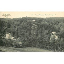 carte postale ancienne 76 VAUCOTTES-SUR-MER. Vue générale