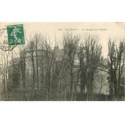 carte postale ancienne 76 VALMONT. Donjon du Château 1909