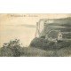 carte postale ancienne 76 VARENGEVILLE-SUR-MER. Les Falaises 1925