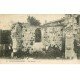 carte postale ancienne 76 VEULES-LES-ROSES. Les Ruines Eglise avec Crucifix 1926