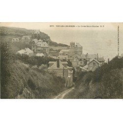 carte postale ancienne 76 VEULES-LES-ROSES. La Cavée Saint-Nicolas