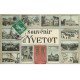 carte postale ancienne 76 YVETOT. Fantaisie multivues 1909 Blason