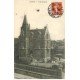 carte postale ancienne 76 YVETOT. Villa Hedelin 1908 animation