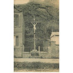 carte postale ancienne 76 YPORT. Calvaire sur le Port