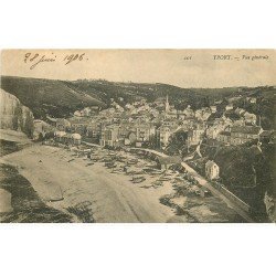 carte postale ancienne 76 YPORT. Vue générale 1906 verso vierge