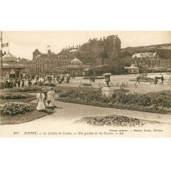 carte postale ancienne 76 DIEPPE. Casino Jardin