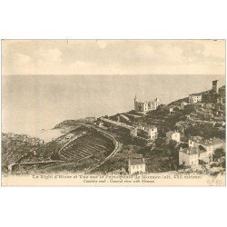 carte postale ancienne 06 LA TURBIE. Le Righi d'hiver et Monaco