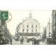 carte postale ancienne 76 DIEPPE. Grande Rue fiacre