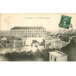 carte postale ancienne 76 DIEPPE. Caserne Duquesne Militaires 1908