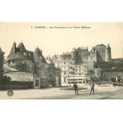 carte postale ancienne 76 DIEPPE. Toureles et Château
