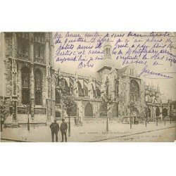 carte postale ancienne 76 DIEPPE. Eglise Saint-Jacques 1903