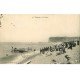 carte postale ancienne 76 FECAMP. Sur la Plage 1924