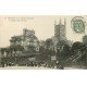 carte postale ancienne 76 FECAMP. Caisse d'Epargne Eglise Saint-Etienne 1907